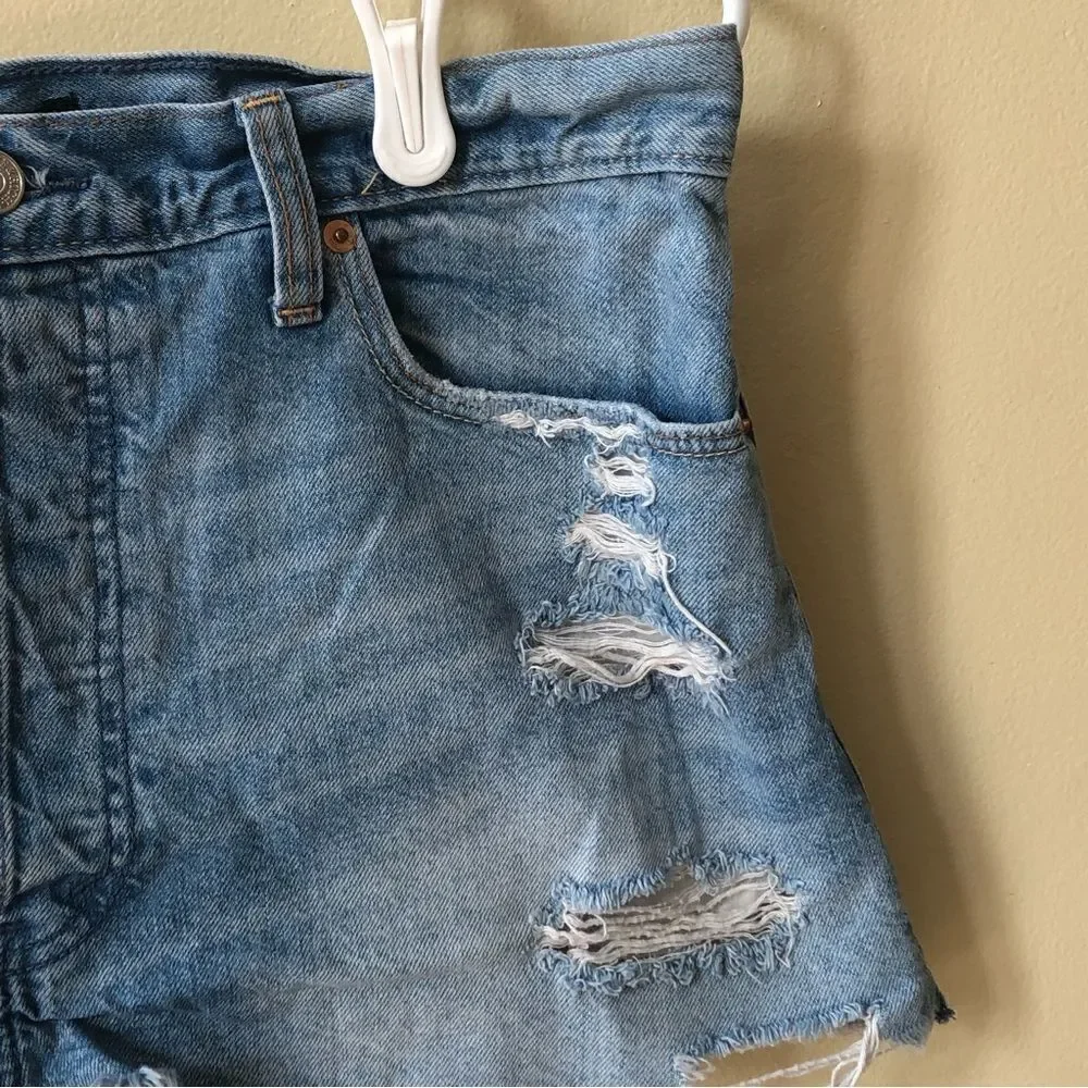 Abercrombie and Fitch High Rise Jean Shorts